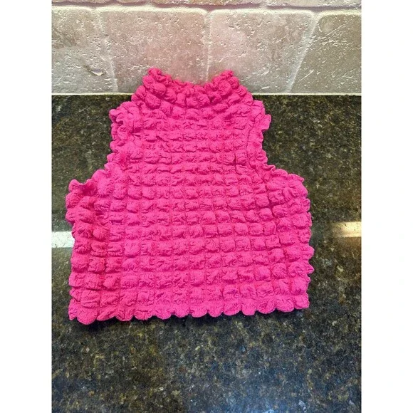 Amanda Uprichard New York Amiri Knit Top Size S French Rose NEW - Picture 2 of 4